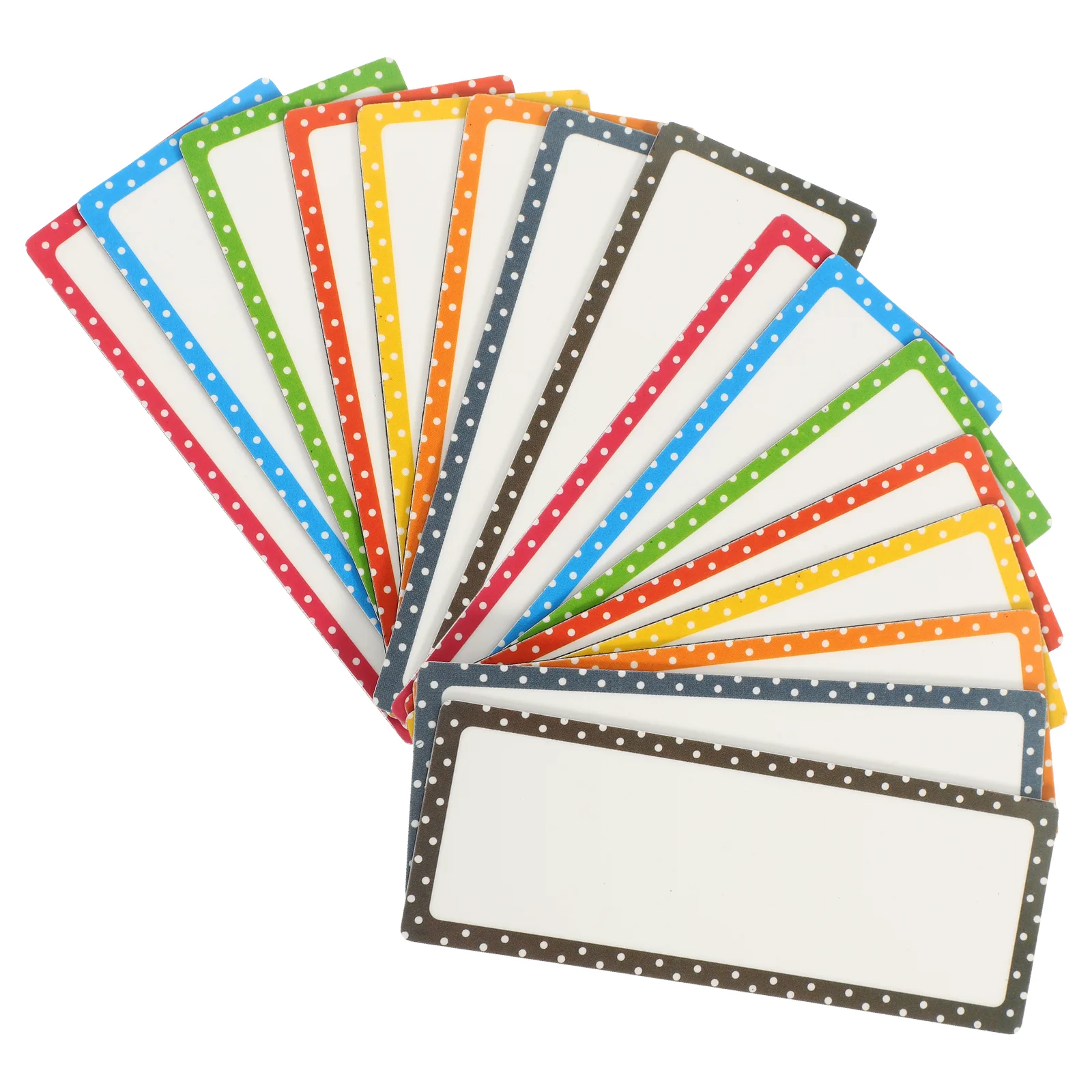 

16 Sheets of Writable Magnets Labels Magnet Name Tags Name Label Stickers for Office