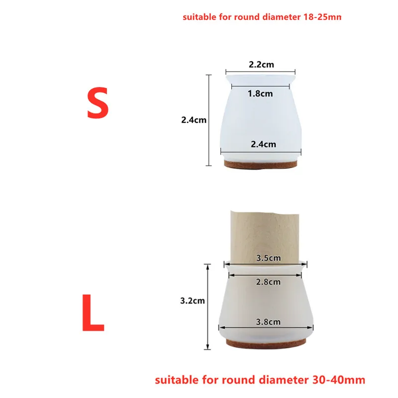 Silicone Chair Leg Caps Felt Bottom Floor Protectors Sofa Chair Table Feet Cover From Scratches and Noise Furniture Pads chair leg caps chair leg protector furniture foot protector furniture leg pads furniture foot pads furniture leg caps rubber furniture feet pads furniture feet