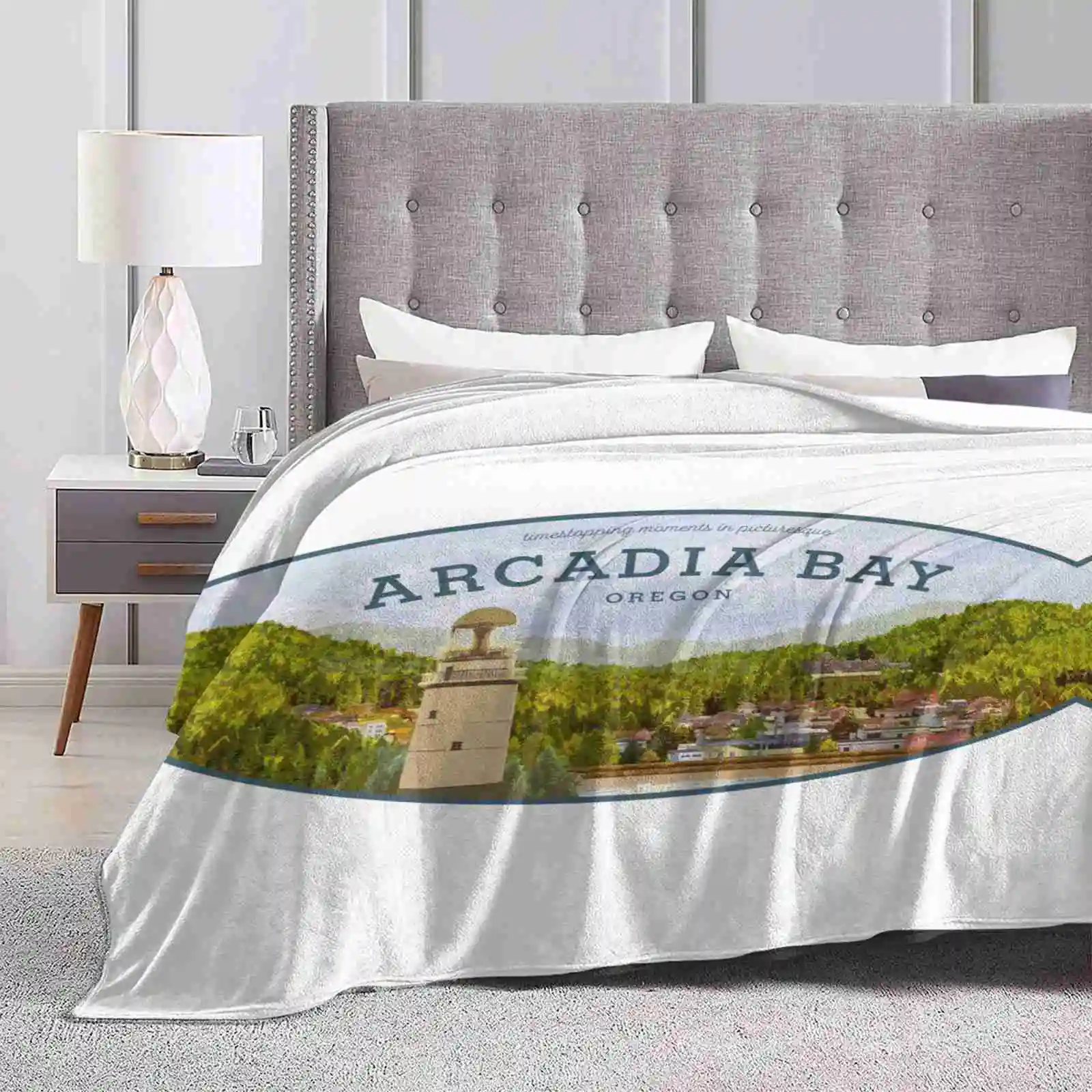 Life Is Strange-Arcadia Bay Logo (Giorno) Trend Style Funny Fashion Soft Throw Coperta Life Is Strange Arcadia Bay Arcadia Bay