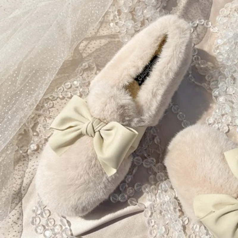 New Women Shoes Flats Autumn Winter Casual Loafers Woman Slip-on Boots Fashion Sneakers Casual Shoes Ladies Plush Fluffy