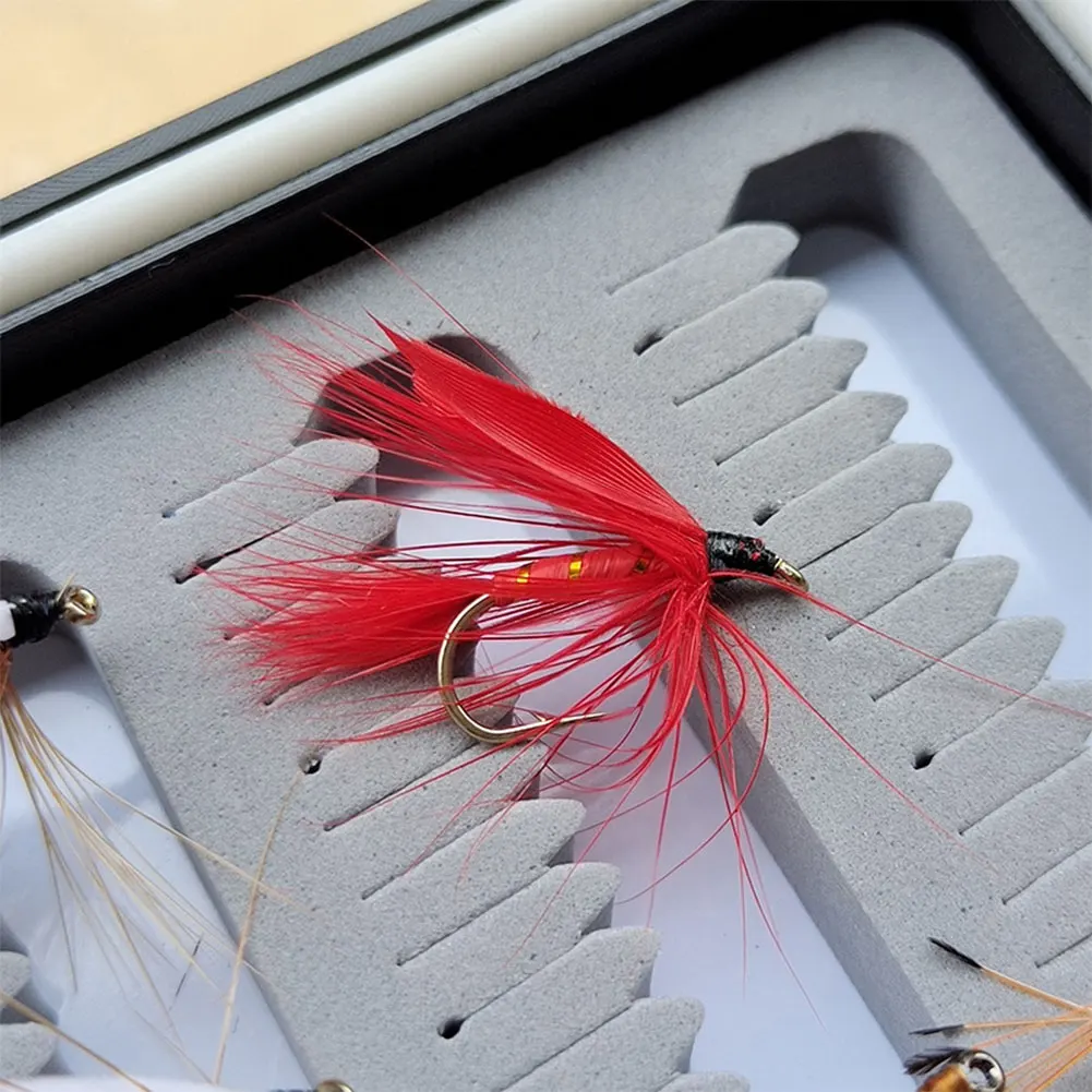 20Pcs Fly Fishing Lures Artificial Insect Fishing Baits Artificial Bait for Salmon Trout