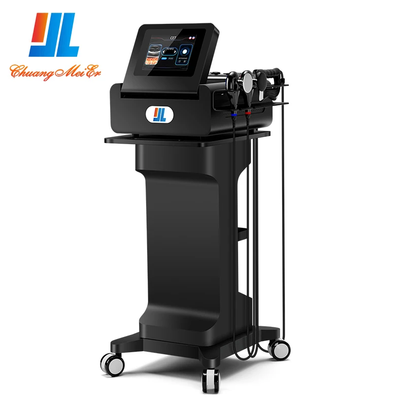 Upgrade 448KHZ RF Tecar Therapy RET CET Diathermy Fat Removal Machine Anti-Cellulite Relieve Pain Home Appliance Muscle Massager