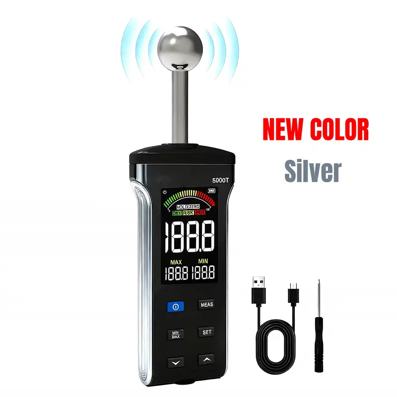 HoldPeak Digital Wood Moisture Meter for Walls Wood Masonry Concrete Color LCD Display Moisture Tester with Alarm Function - Image 8