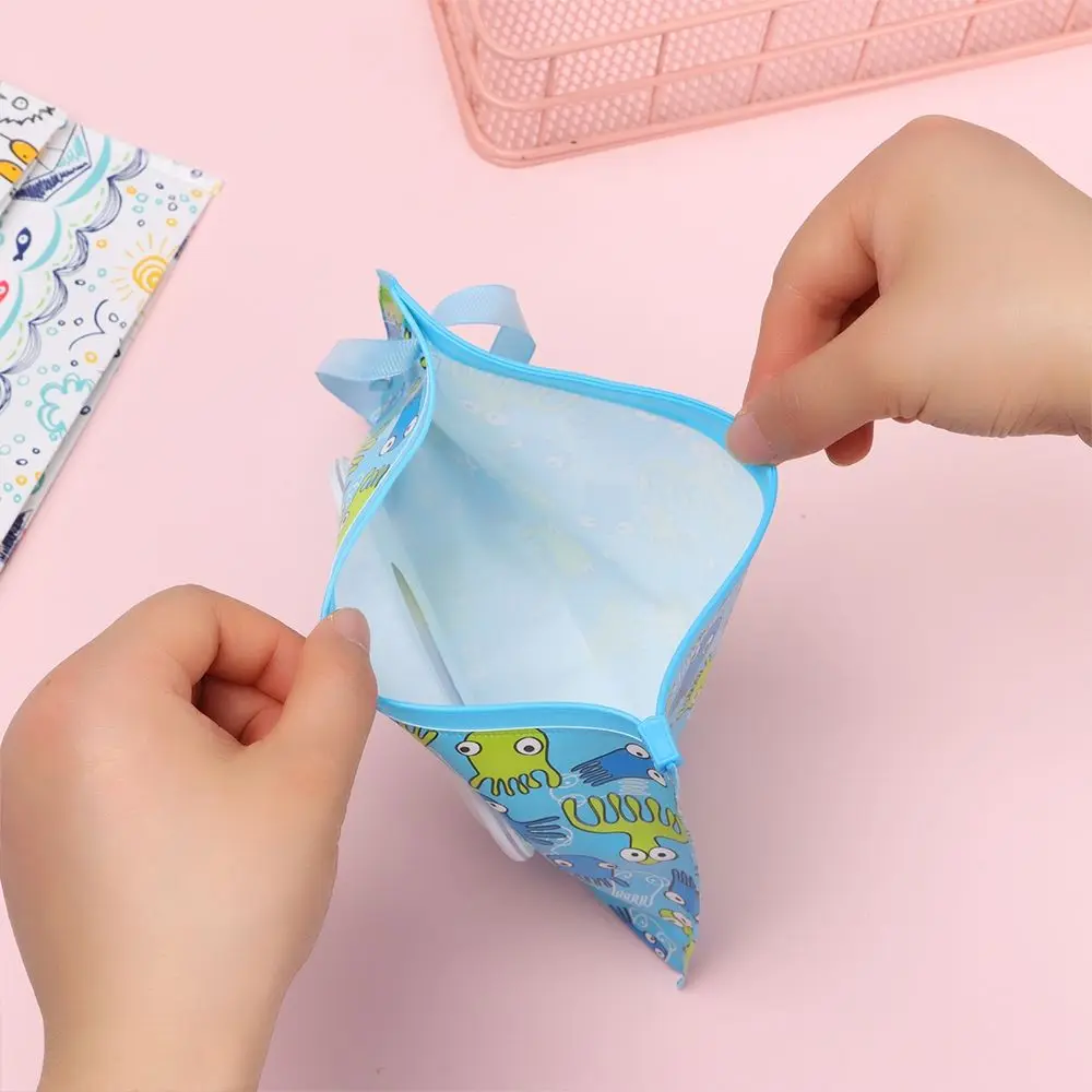 Cute Lightweight Refillable Portable Travel Eco-friendly Wipes Case Wipes Container Wet Box Wet Bag wet wipe case baby wipe case wet wipes case wet wipes box