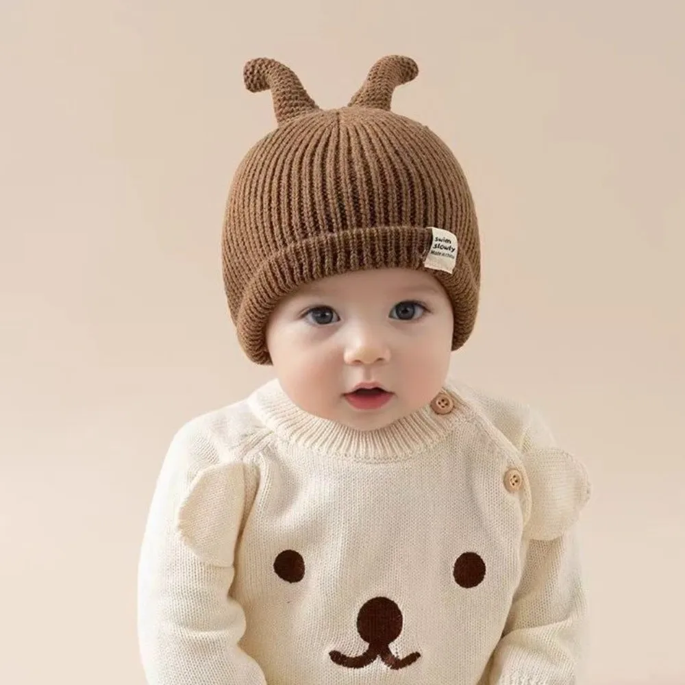 Knitted Windproof Hat for Kids Autumn Winter