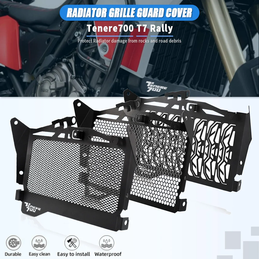 

For Yamaha T7 2019 2020 2021 Tenere 700 Rally 2019 2020 2021 Tenere700 Motorcycle Radiator Tank Grille Guard Cover Protection