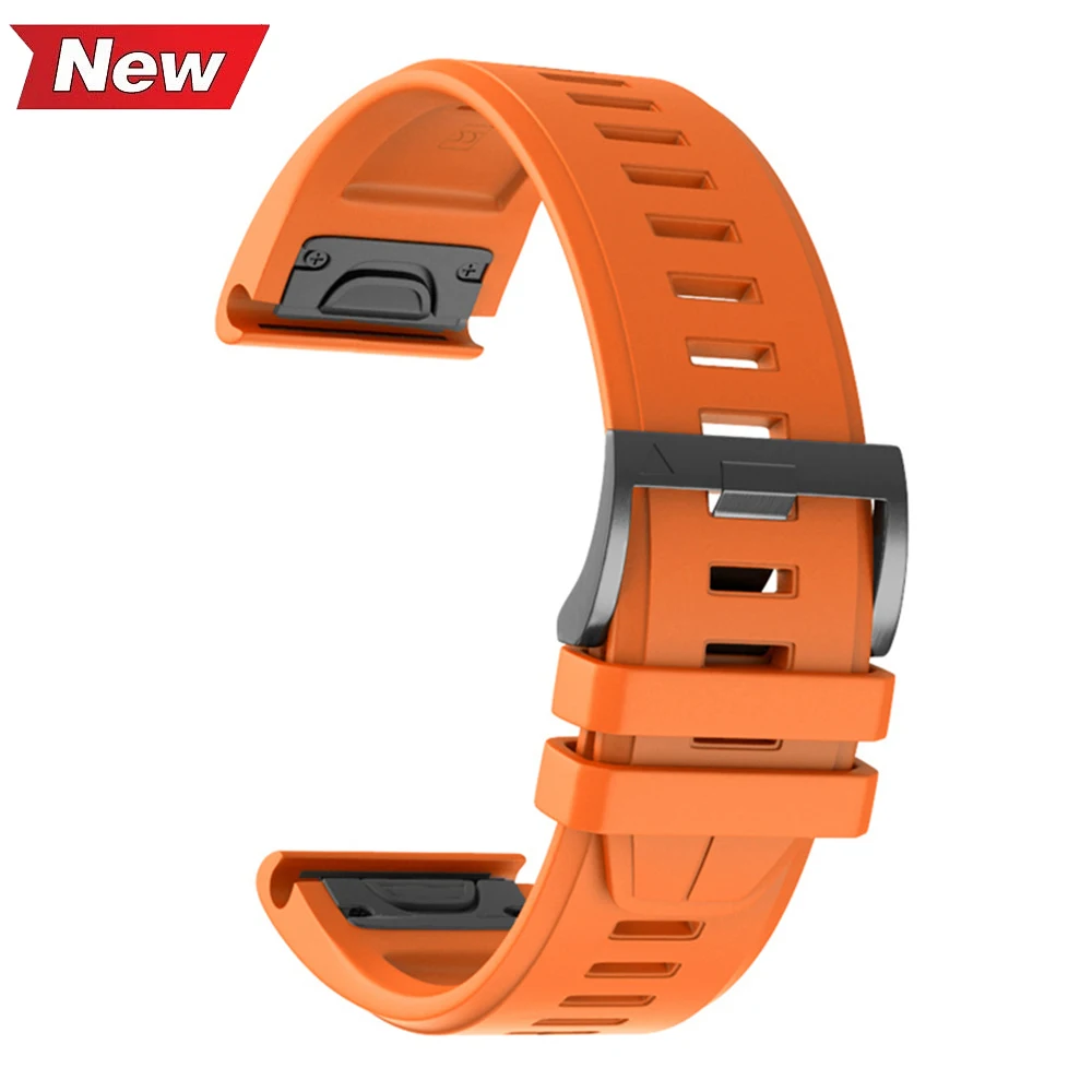 Silicone Quick Fit Watch Band - Durable and Versatile 22mm/26mm Strap