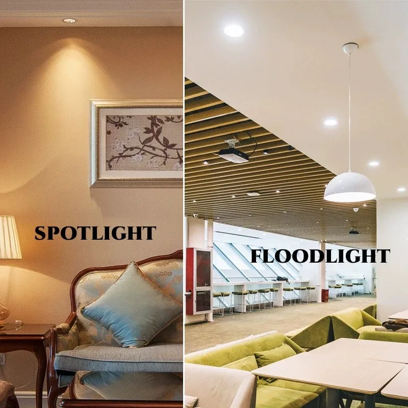 디밍이 가능한 매입형 COB LED 다운라이트 5W 7W 9W 12W 15W 18W LED 천장 스포트라이트 AC85265V LED 천장 조명 실내 조명