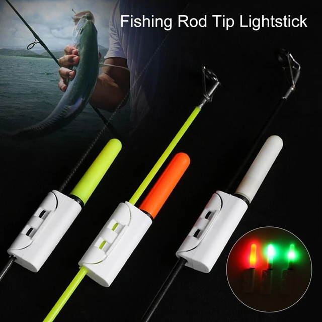 Fishing Electronic Rod Luminous Stick flash Night Fluorescent Light Fishing  Rod Tip Lightstick Glow Stick Bite Alarm - AliExpress