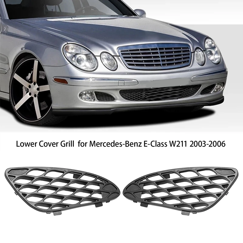 

Передний бампер Нижняя крышка гриль аксессуары для Mercedes-Benz E-Class W211 2003-2006 A2118850753 A2118850453