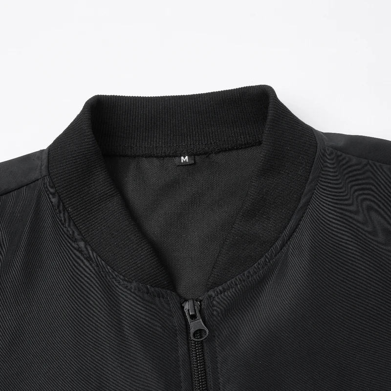 Spring and Autumn New Baseball Collar Short Loose Solid