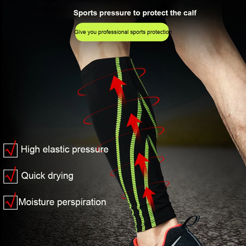 1PC Calf Compression Sleeve Strong Calf Support Graduated Pressure for Sport Running Muscle Recovery Shin Splints Varicose Veins