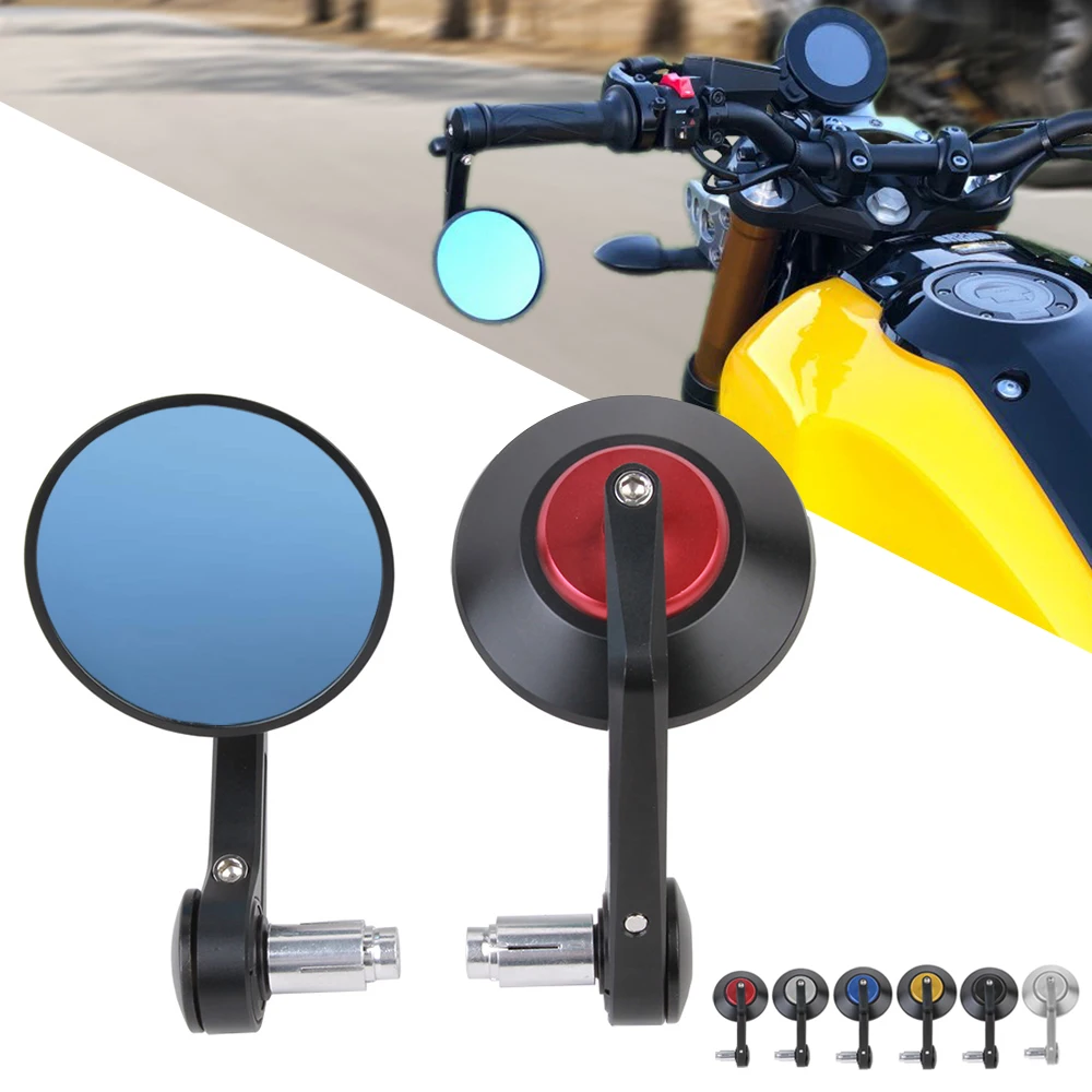 

Motorcycle Side Mirror 6 Colors Bar End Mirrors For Husqvarna Svartpilen 401 701 125 Vitpilen 2020 2021 Universal Accessories