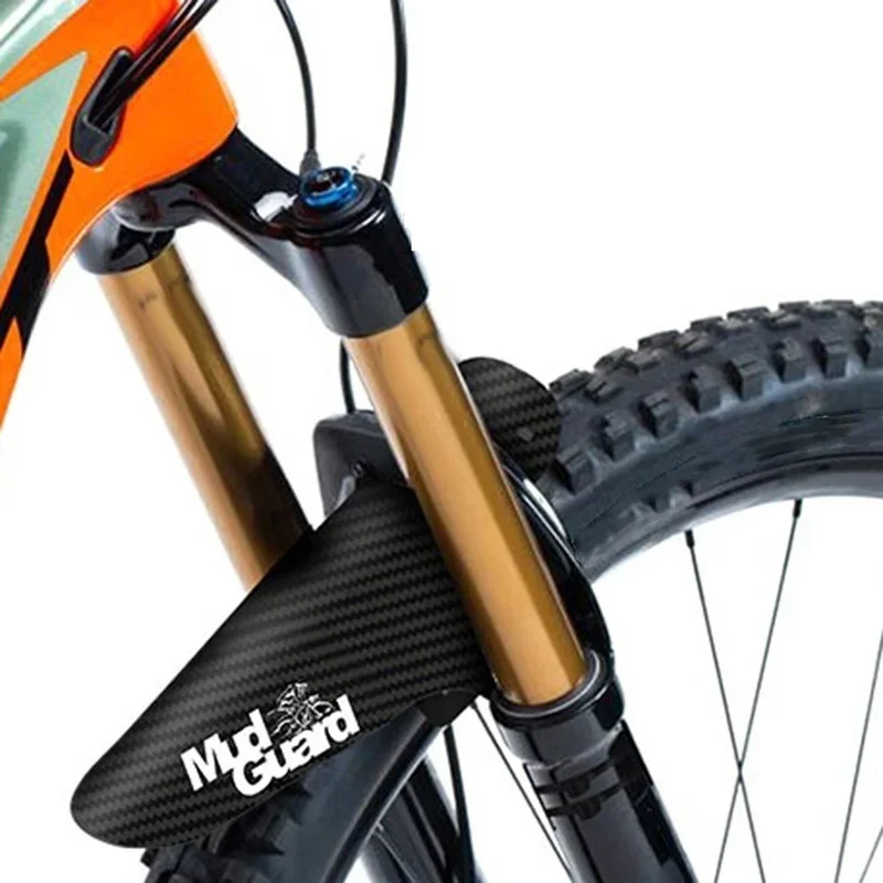 Colorful Bike Fenders MTB Road Front Rear Mudguard Mountain Bike Fender Carbon Fiber Cycling Fixing Accessories bicycle fender