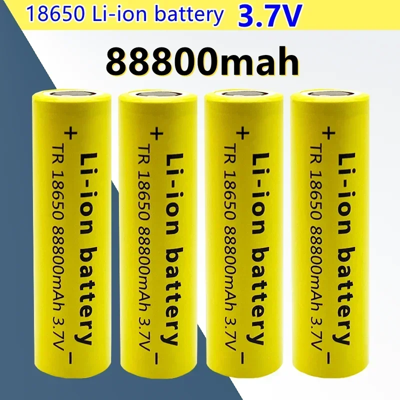 

18650 Battery 100% Original 88800mah 3.7V18650 Flashlight Battery Lithium Ion Rechargeable Battery Screwdriver Toy