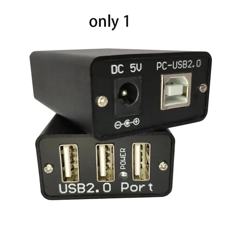 [NEW A09R】 USB 2.0 고속 아이솔레이터 480Mbps-접지 루프 노이즈 제거기-DAC/오디오 장치용 외부 전원 지원