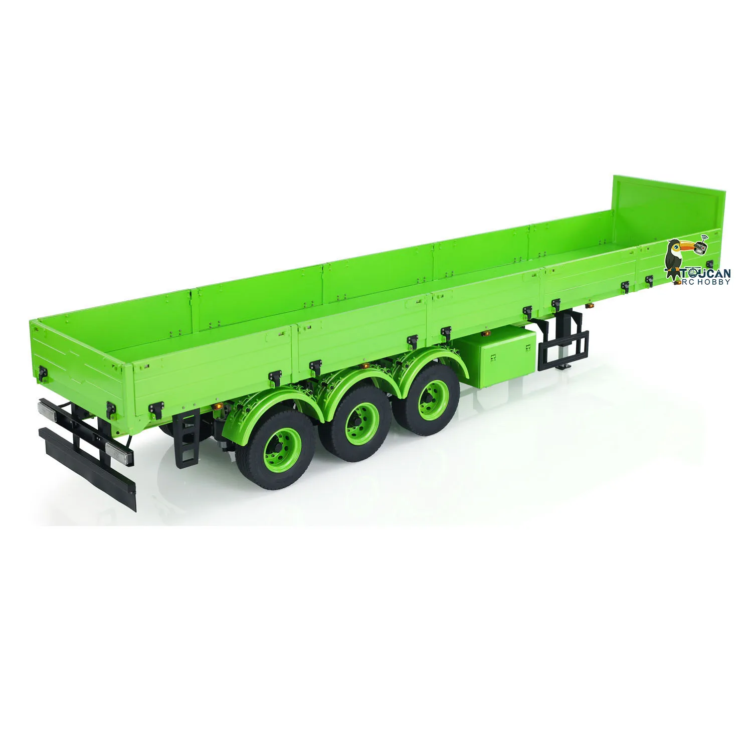 770S 1/14 RC Tractor Truck 8x8 Metal Chassis RTR Remote Control Lorry Car 3 Axles Trailer Lights Sounds Magnetic Roof Smoke Unit 5