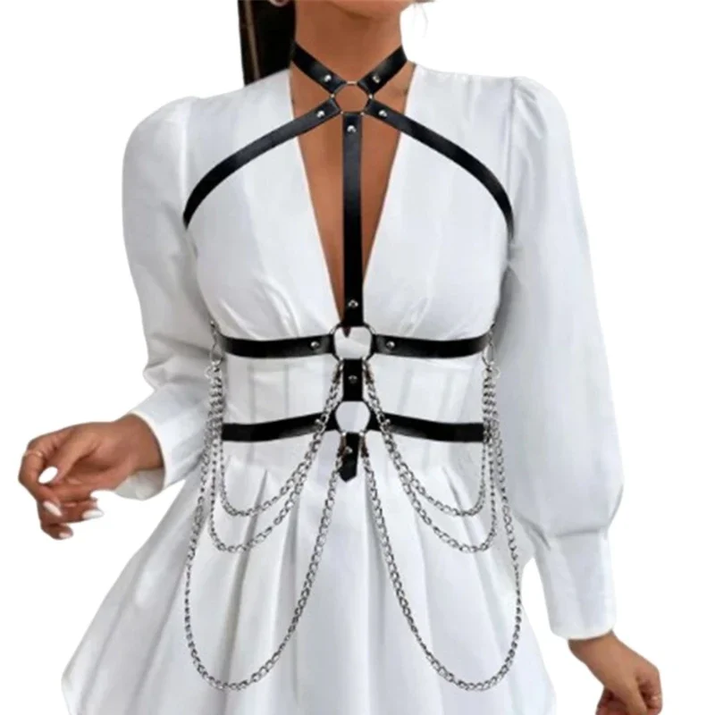 

Прохладный ремень для женщин, крутые подтяжки, нижнее белье, пояс, регулируемый корсет для тела, пояс для ночного клуба J78E