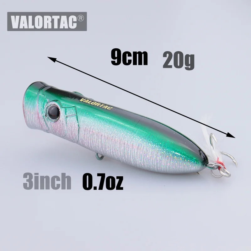 9cm 20g fishing popper mindium size popper fishing lure wobblers big mouth top water wobblers artificial bait plugs lures