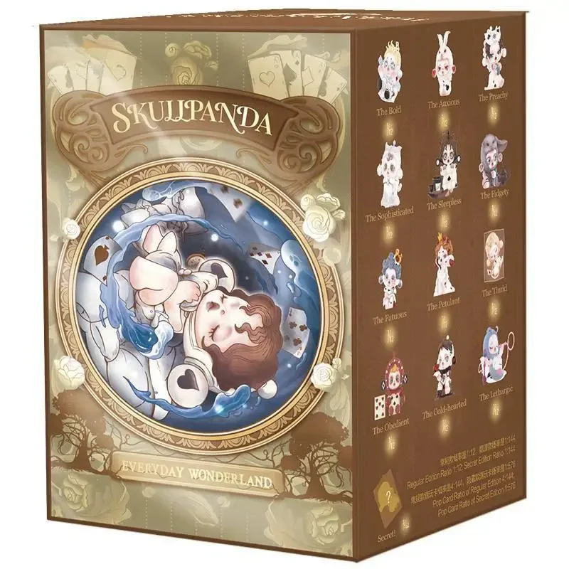 Hot Skullpanda Everyday Wonderland Blind Box Model Toys Cute Creative Surprise Box Hand-Made Dolls Car Ornaments Birthday Gifts