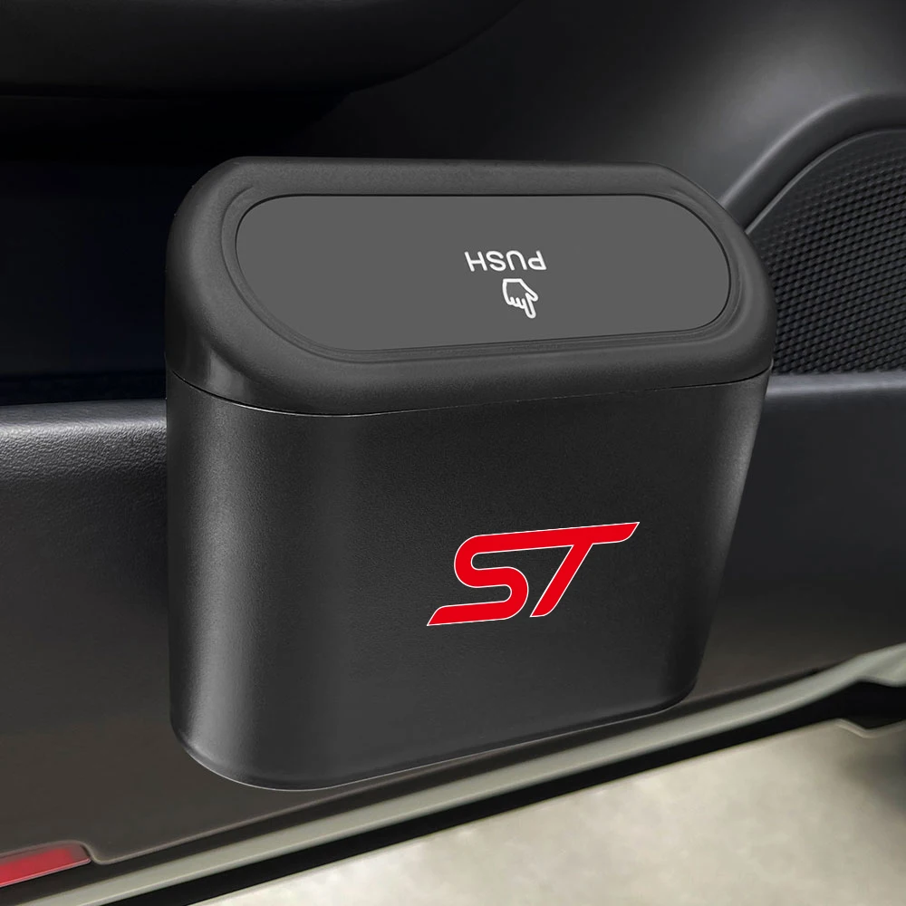 Car Hanging Trash Bin Storage Box For Ford Fiesta Ranger Focus Mk2 3 4 Kuga Mustang S-MAX Transit Mondeo Fusion Escort