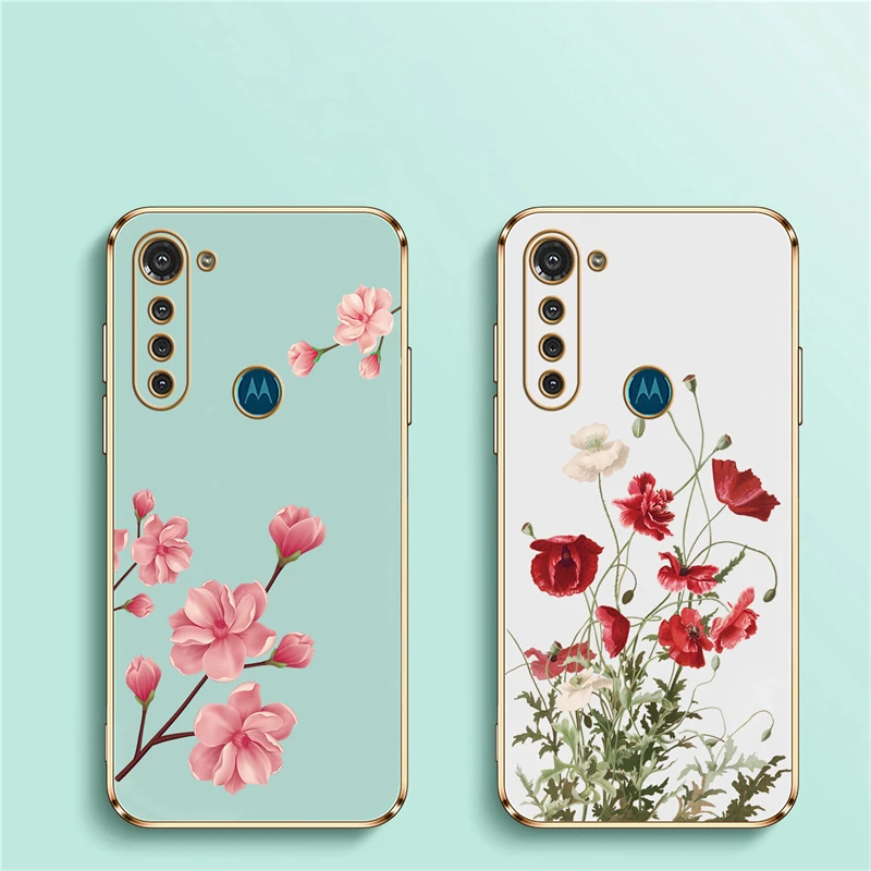 Durable Silicone Shockproof Power Flower Phone Case