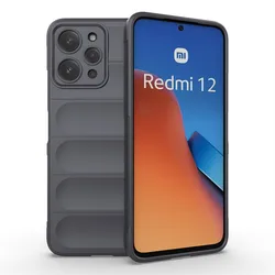 Shockproof Silicone TPU Protective Phone Back Cover - Skin - Friendly Design - Redmi 11A (DarkGray)