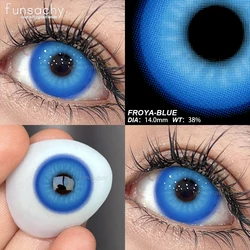 Vibrant Multicolored Cosplay Contact Lenses - Perfect (FROYA - BLUE)