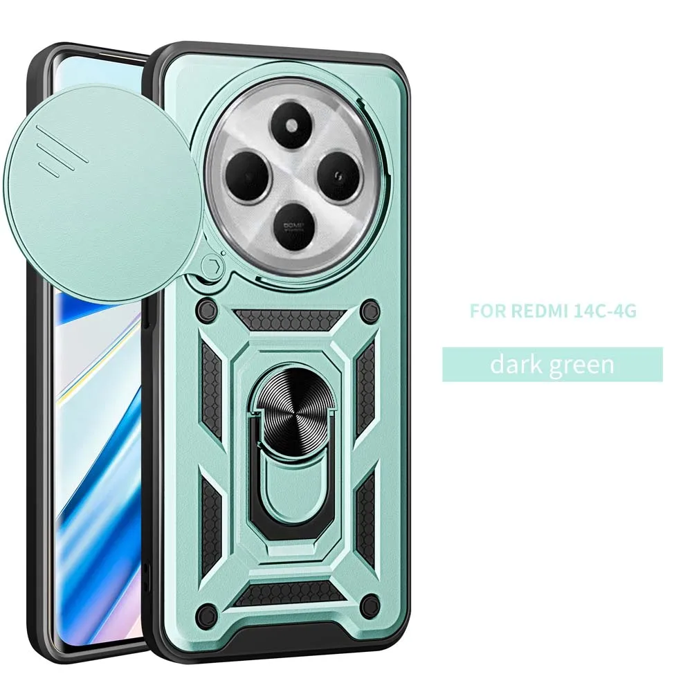 Shockproof Armor Case with Car Holder and Camera Lens Protection