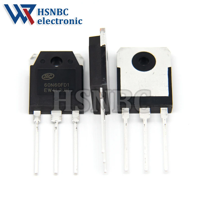 10Pcs/Lot SGT60N60FD1PN TO-3P OR SGT60N60FD1P7 TO-247 SGT60N60FD1 60N60FD1 600V 60A IGBT Power Transistor New Original