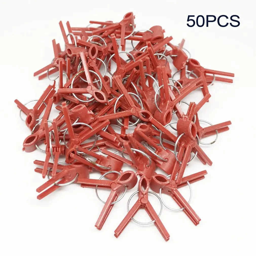 

50 шт., пластиковые зажимы для прививки овощей