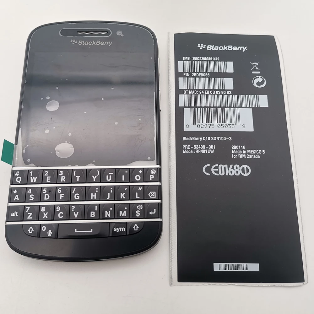 Blackberry Q10 (-1 -3 -5) リファービッシュ済みのオリジナルのロック