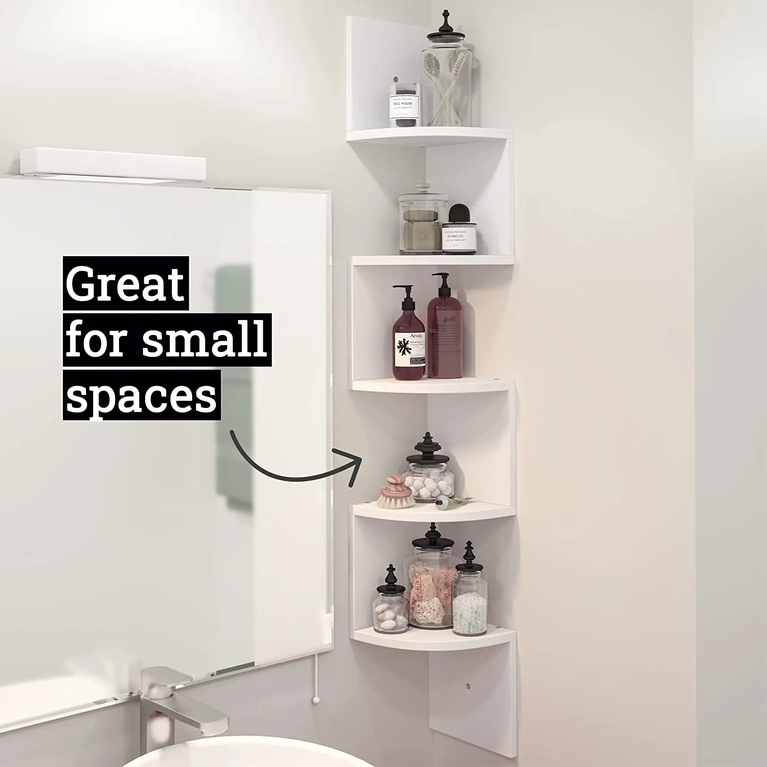 Corner Shelves For Bathroom Wall Mounted Rispa