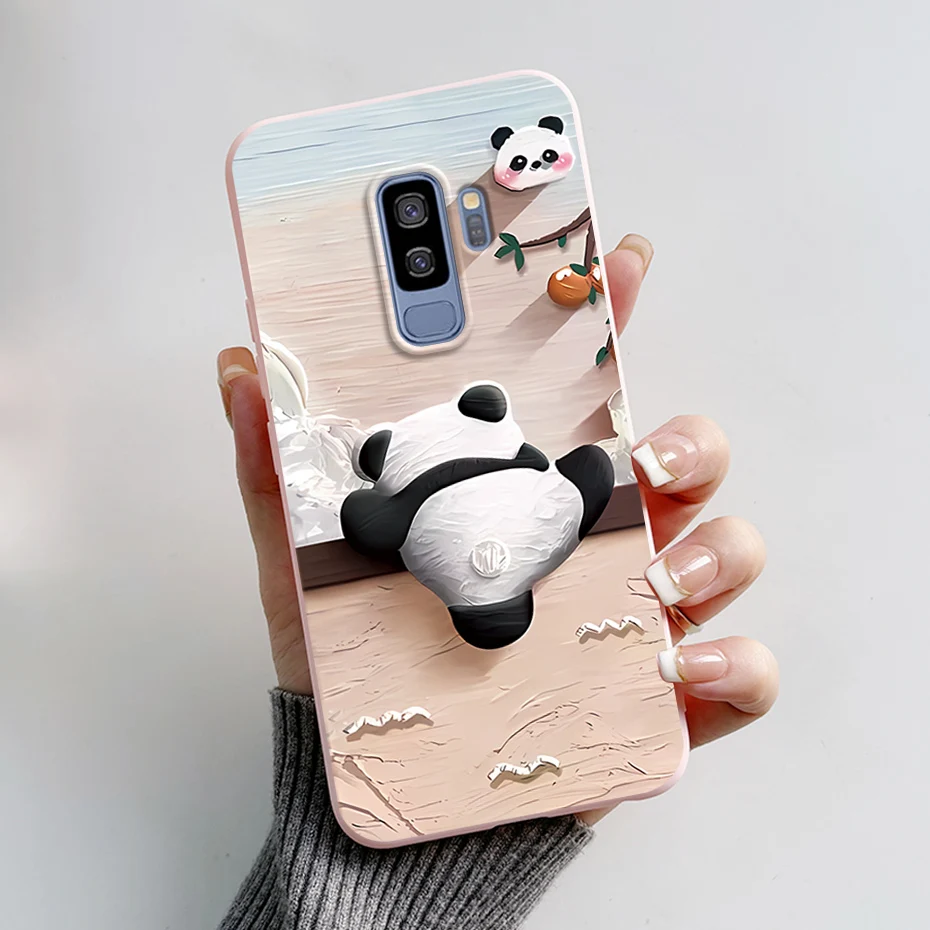 Astronaut Silicone Phone Case with Protective Bumper for Samsung Galaxy S9/S9+