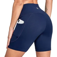 Leggings Women High Waist Yoga Sport Shorts Biker Shorts Women Sports Leggings For Fitness Cross Waist Pocket Yoga Pant 1