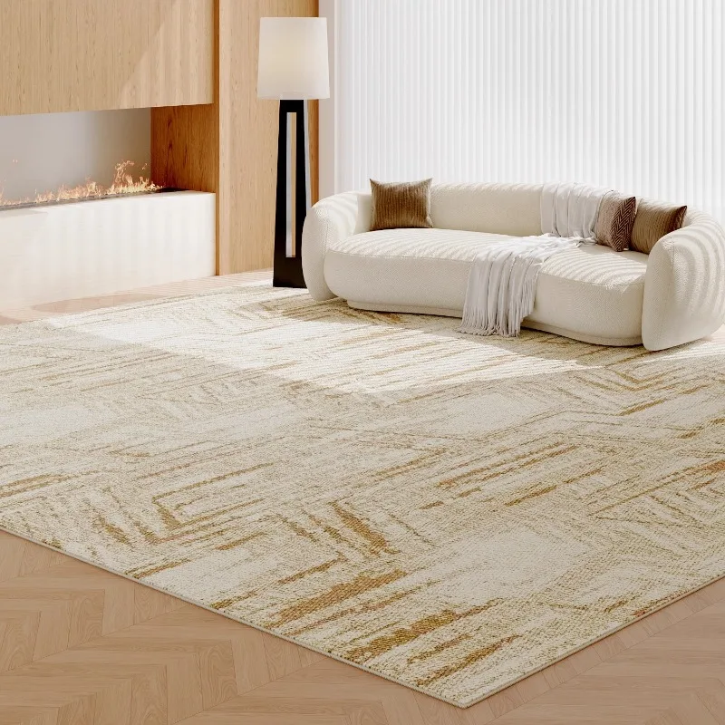 Off-white Living Room Carpet Large Area Cream Style Bedroom Rug Modern Minimalist Home Decoration Coffee Table Sofa Floor Mat 러그
