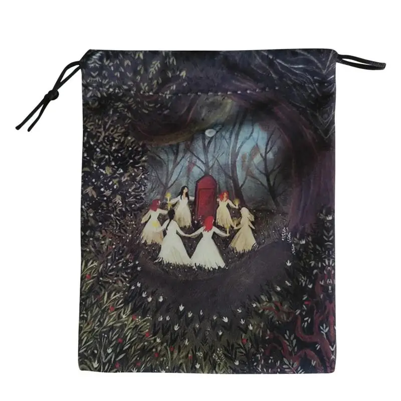 

Bags Pouch For Tarot Cards Durable Drawstring Tarot Card Holder Tarot Card Dice Bag Tarot Card Holder Bag Jewelry Pouch For