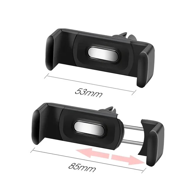Clip de montaje para salida de aire de coche, soporte Interior para teléfono de coche, soporte Universal para móvil ABS, soporte para teléfono móvil 5
