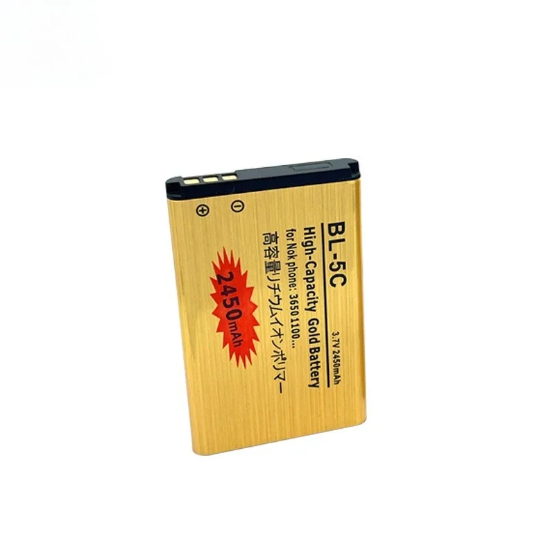 BL-5C Batteria 3.7V Batterie ricaricabili agli ioni di litio BL5C 2450mAh per Nokia 2600 1100 1110 1112 2610 6230 6630 Telefono cellulare BL-5C - Image 5