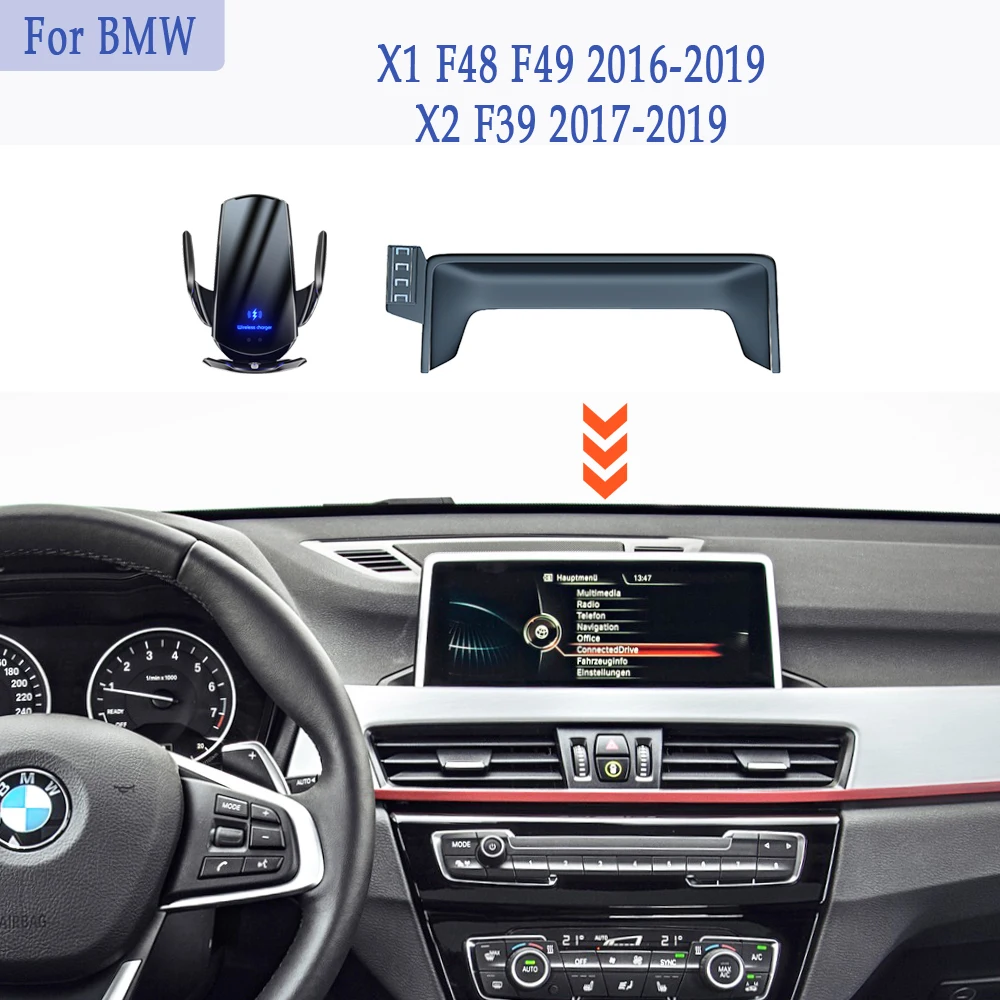 Auto Telefoonhouder voor BMW X1 U11 X2 U10 iX2 M35i 2023-2025, auto mobiele telefoonhouder luchtrooster clip standaard basis ondersteuning
