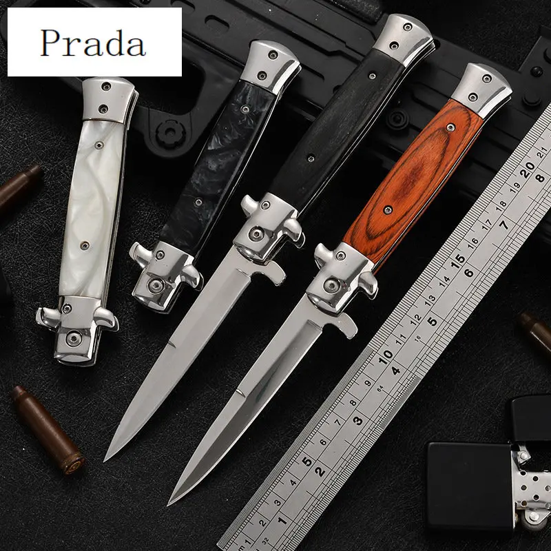 Camping Survival Folding Knife High Hardness Selfdefense Long Knife Field Survival Military