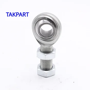 TAKPART Universal Street Rod Round or DD 3/4" Steering Shaft Support Heim Joint/Rod End 1