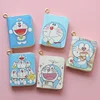 Hot Sale Doraemon Short Pouch Anime Printe Cute Wallet Cartoon Card Holder Mini Zipper Coin Purse Kawaii Purses Keychains Case 1