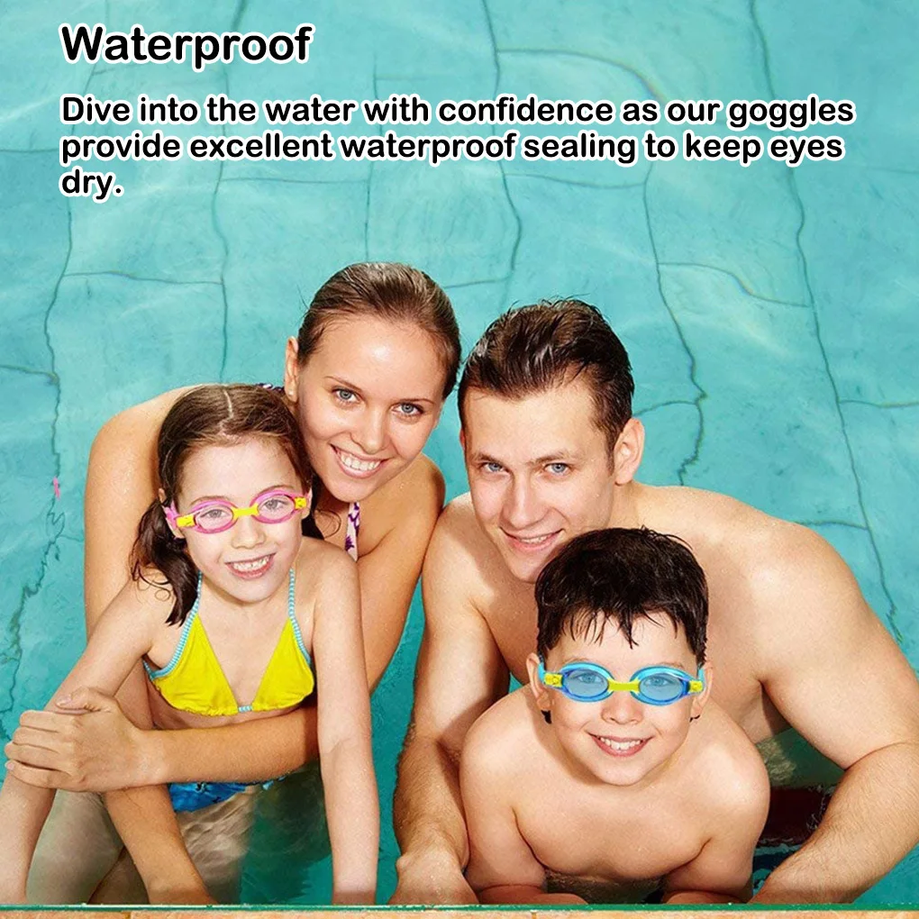 Professional Children Swimming Adjustable Goggles Boys Girls Pool Fog Proof Glasses Eyeglasses Sports Gear Accessories