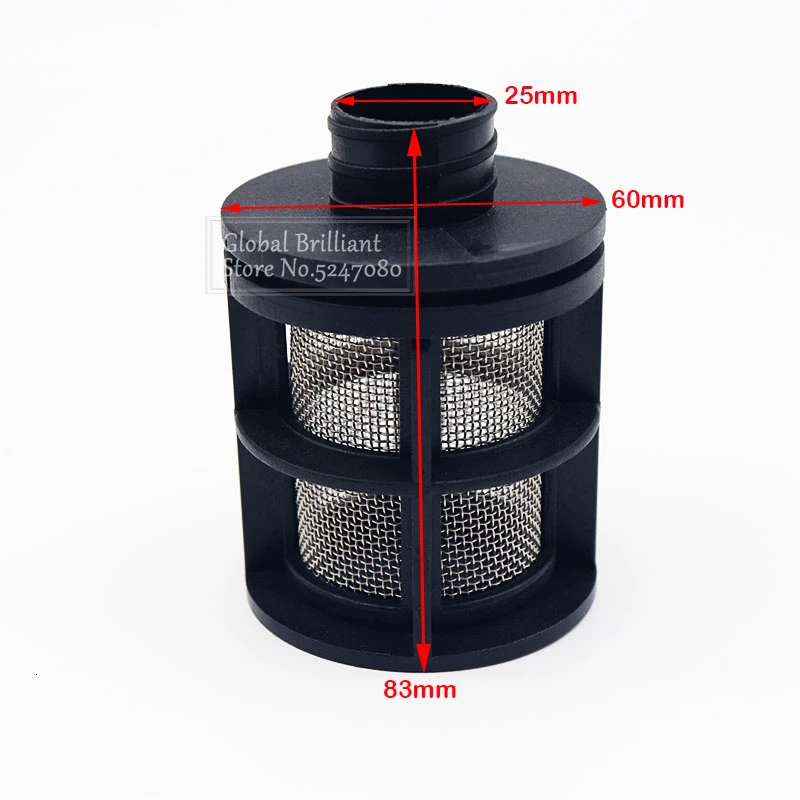 25mm Air Diesel Parking Heater Intake Filter Silencer Intake Pipe