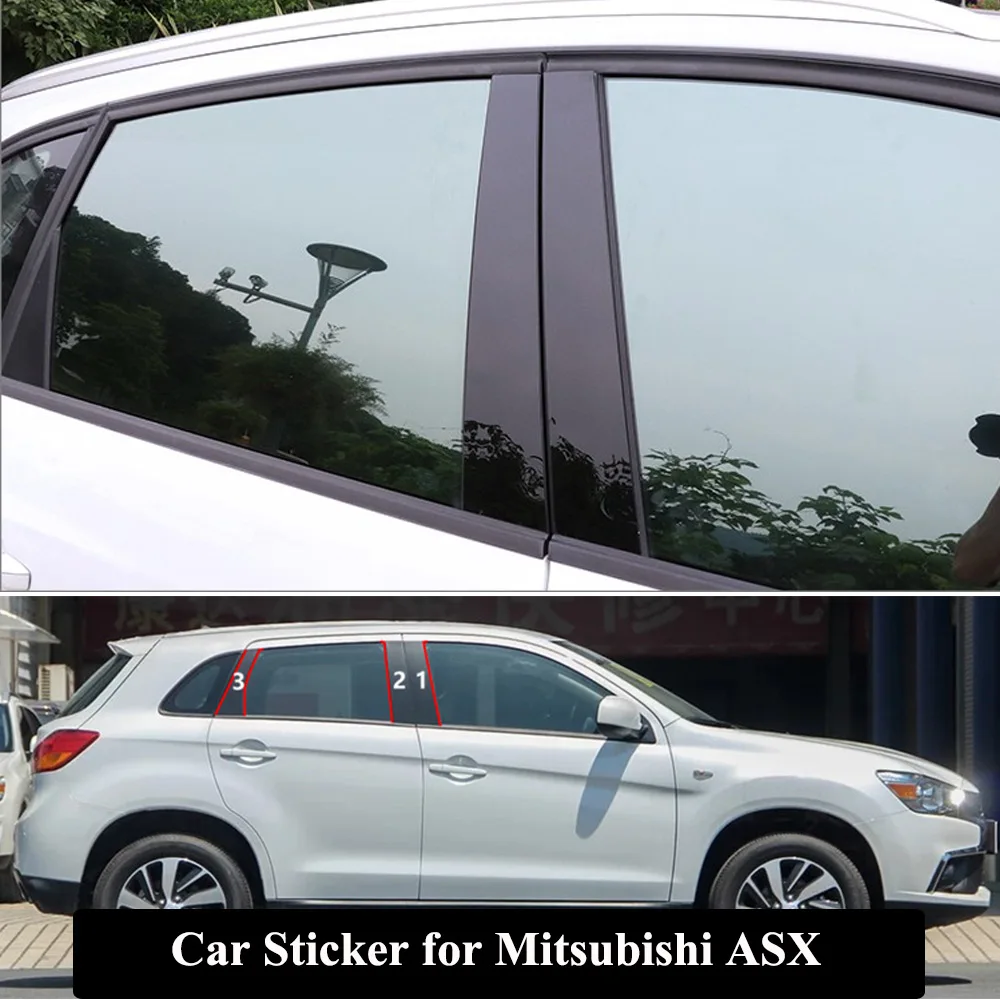 2 stücke Auto Seite Röcke Aufkleber Für Mitsubishi ASX Auto Vinyl Film  Lange Aufkleber Dekoration DIY Styling Tuning Zubehör - AliExpress