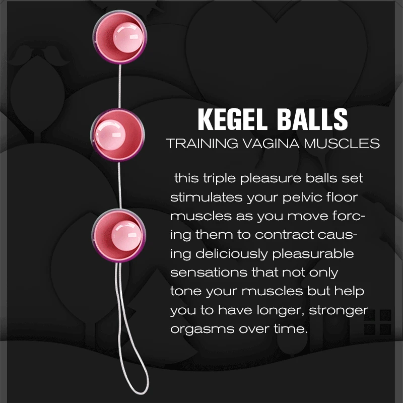 Smooth Kegel Ball Chinese Vagina Balls Women Adult Sex Toy Vaginal Contracting Dumbbell Centrifugal Anal Beads Stimulator