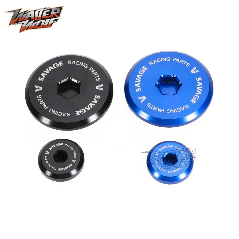 Motorcycle Engine Cover Engine Cover Protector Engine Guard Blue Enduro Engine Crankcase Screw Cap Plug for Yamaha WR250F WR450F YZ250F YZ450F 2010-
