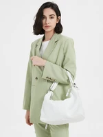 Zency-Sac Hobo en Cuir group pour Femme, Sac à Main à Pompon Blanc, Sac à Bandoulière Rouge Classique, Sac à Main initié Lady, 100%, 2024 2