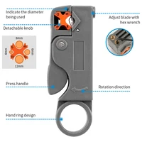 Stripping Pliers Decrustation Wire Cable Tools Stripper Stainless Steel  Hexagon Wrench Accessorie Insulated Electrical Straight 4
